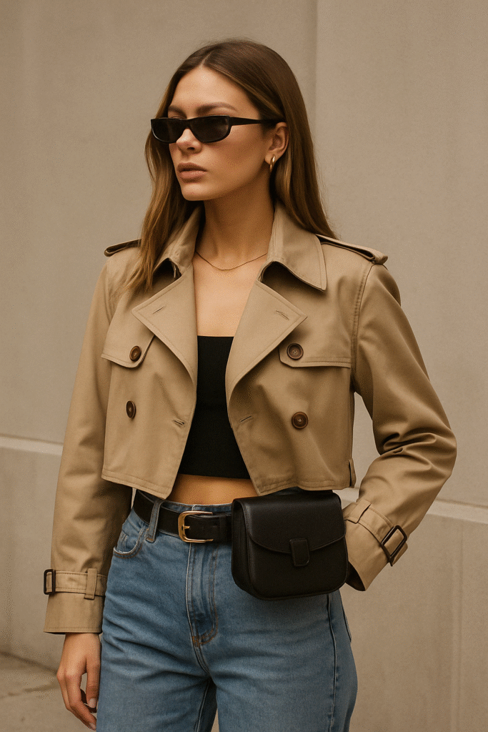 This Is How to Wear a Cropped Trench in 2025