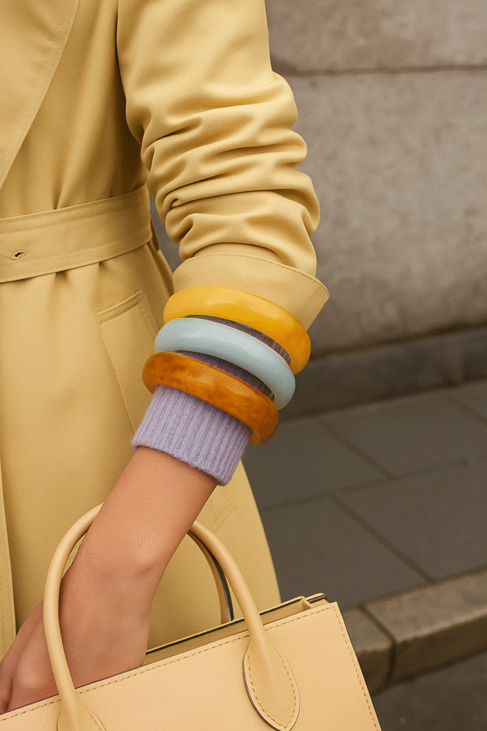 Resin Bangles Are Back: How to Style Them in 2025